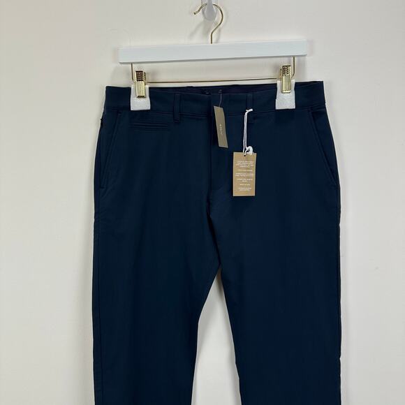 J.Crew 484 Slim Fit Tech Pant Stretch Comfort Navy Blue Mens W32 L34 NWT - Picture 8 of 13